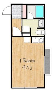 K’s court 1の間取り画像