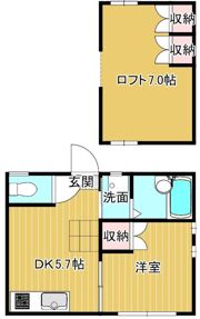 グリーングラス国立の間取り画像