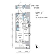プライマル中央MINATOの間取り画像