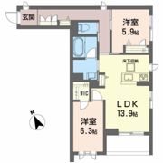 シャーメゾンGMの間取り画像