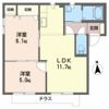 エーデルハイムAの間取り画像