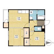 メゾンフレールの間取り画像