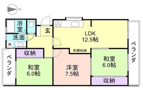 第二みどり館の間取り画像