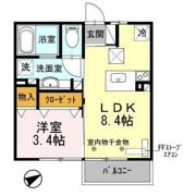 シルフハイム Bの間取り画像