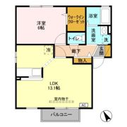 ディアクレスト Fの間取り画像