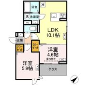 セレスティア弥生町の間取り画像