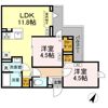 セレスティア扇Ⅲの間取り画像