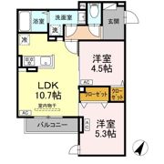 セレスティア扇Ⅲの間取り画像