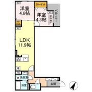 セレスティア扇Ⅲの間取り画像