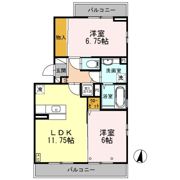ミールレ野川Ⅱの間取り画像