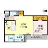 HERZ八日市の間取り画像