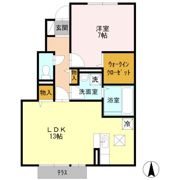 カーミー・芳川 A棟の間取り画像