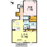 ワンロードの間取り画像