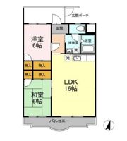 胡蝶羽根井の間取り画像
