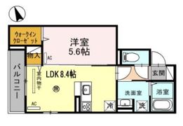 RハイツⅢの間取り画像