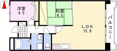 ジョイフル七松の間取り画像