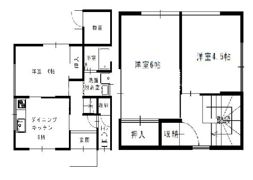 大槻借家 北棟の間取り画像