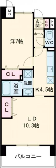 ラフォンテーヌの間取り画像
