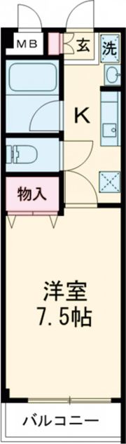 M‘プラザ大住参番館の間取り画像
