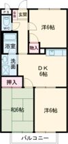 プチ・シャンブルいずみⅠの間取り画像