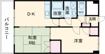 隆成ホーム新興町B棟の間取り画像