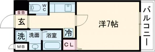 Rakan伊丹の間取り画像