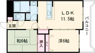 アロッジオSの間取り画像
