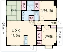 京町ヒルズの間取り画像