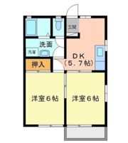 アパートメントポートⅡの間取り画像