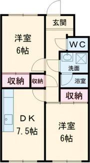 マンショングリムの間取り画像