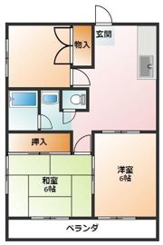 シャトータナカの間取り画像