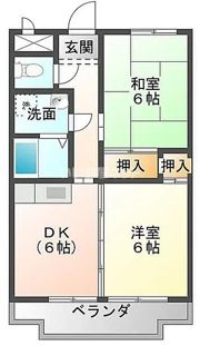 クレール壱番館の間取り画像
