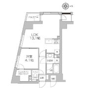 レジディア高円寺の間取り画像