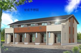 10/15(仮称)阿蘇郡高森町テラスハウス Aの外観画像