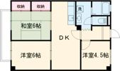 中白川ハイム B棟の間取り画像