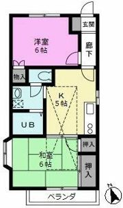 スカイハウスⅢの間取り画像