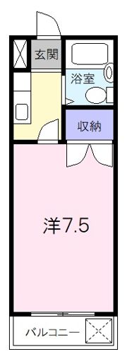 カレッジハウス6の間取り画像