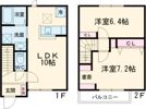 10/15(仮称)阿蘇郡高森町テラスハウス Bの間取り画像
