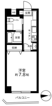 ルーブル府中壱番館の間取り画像