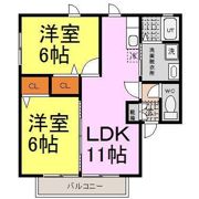 BIRDLANDたまでAの間取り画像