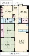 マンション光洋東丸之内の間取り画像