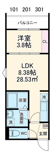 GRADUS座間の間取り画像