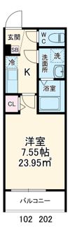 GRADUS五香の間取り画像