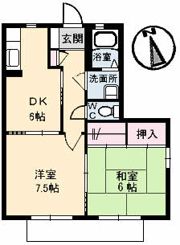 ハピネス口田の間取り画像