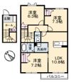 シャーメゾン坪生南の間取り画像
