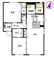 メゾン ド ボヌール B棟の間取り画像