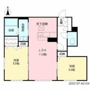 シャーメゾン善導寺の間取り画像