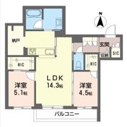 グランサージュの間取り画像