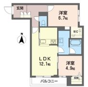 グランサージュの間取り画像