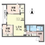 ノエル 盆栽陸橋の間取り画像